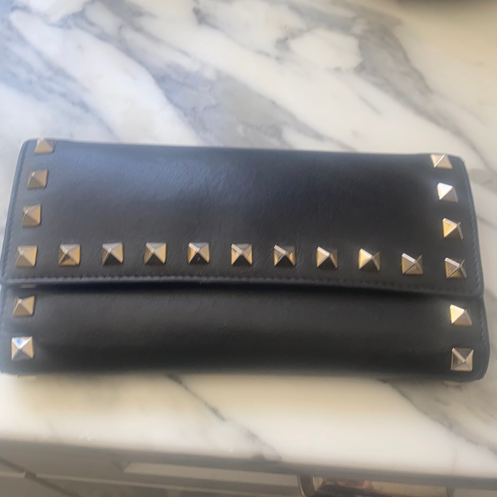Valentino Rock stud wallet